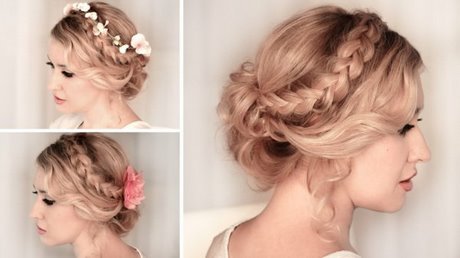 Coiffure pour cheveux mi long mariage