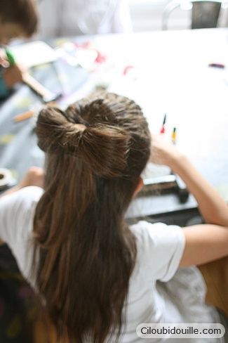 Coiffure rapide petite fille