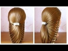 Coiffure simple chignon