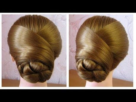 Coiffure simple chignon