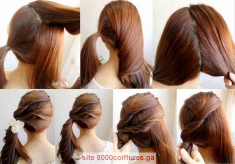 Coiffure simple fille