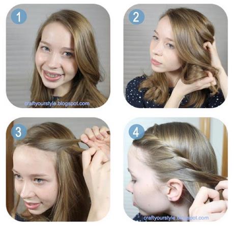 Coiffure simple pour petite fille