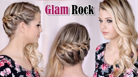 Coiffure simple pour soirée cheveux mi long