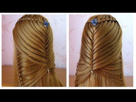 Coiffure simple tresse