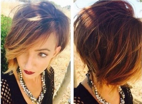 Coupe couleur cheveux court