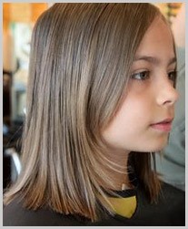 Coupe de cheveux pour petite fille de 10 ans