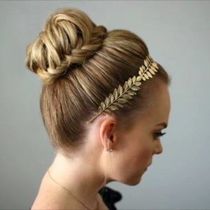 Image chignon tresse