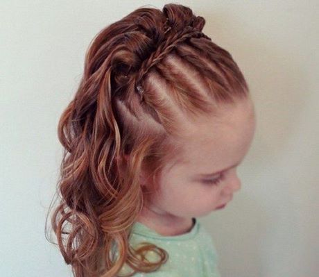 Jolie coiffure petite fille