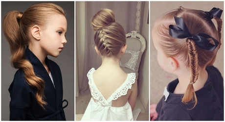 Jolie coiffure petite fille