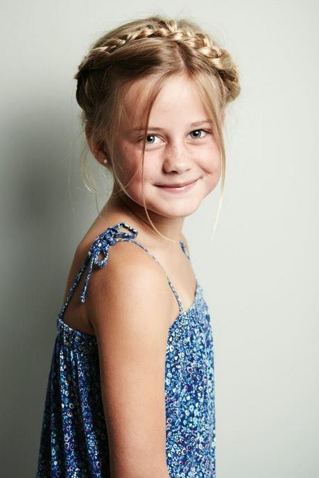 Model de coiffure pour petite fille