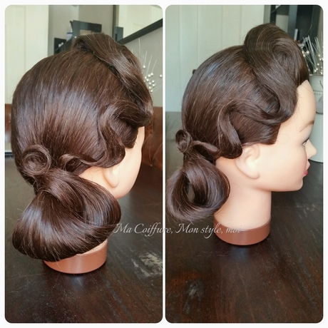 Modele de chignon bas