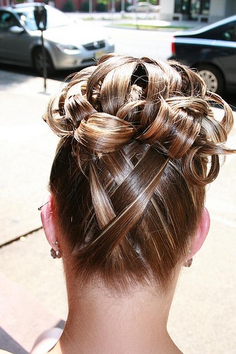 Modele de chignon pour un mariage