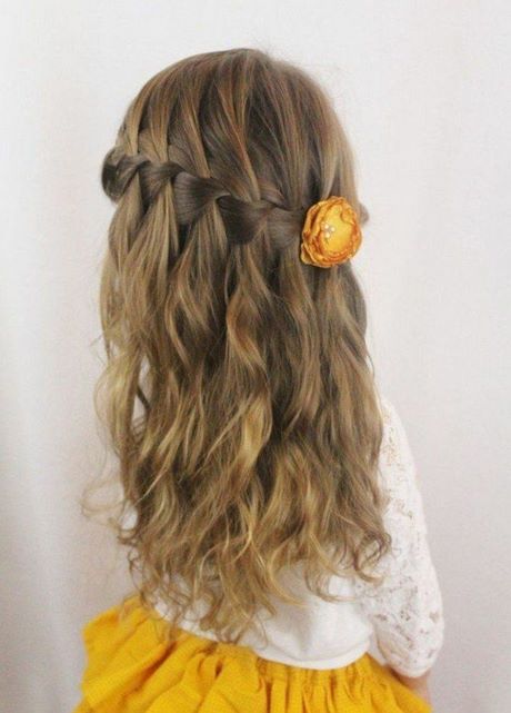 Tresse petite fille mariage