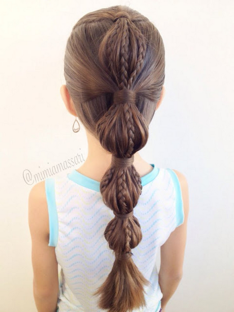 Tresse simple pour petite fille