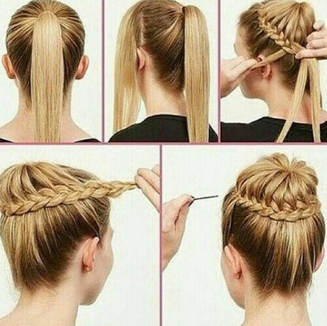 Tuto chignon tresse coté