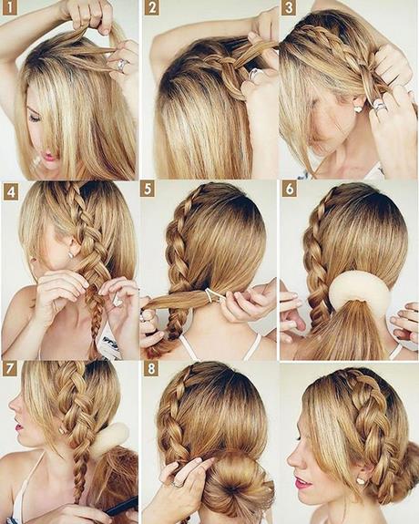 Tuto chignon tresse coté