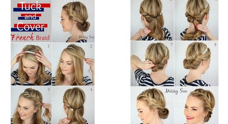 Tuto chignon tresse coté