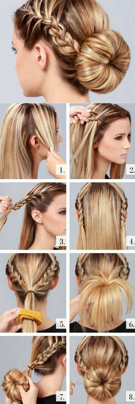 Tuto chignon tresse coté