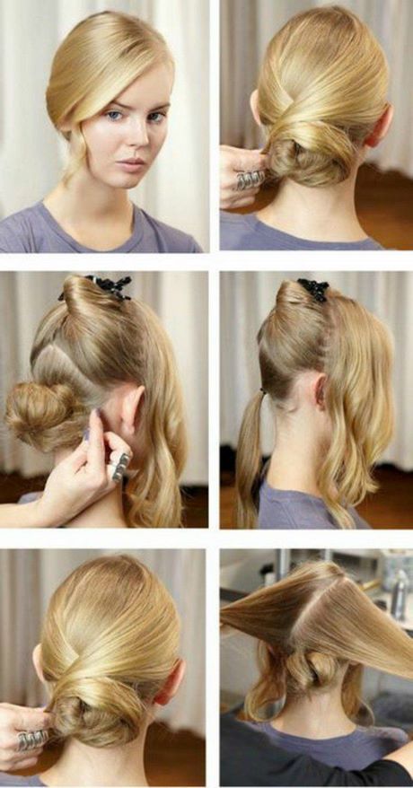 Tuto coiffure chignon bas