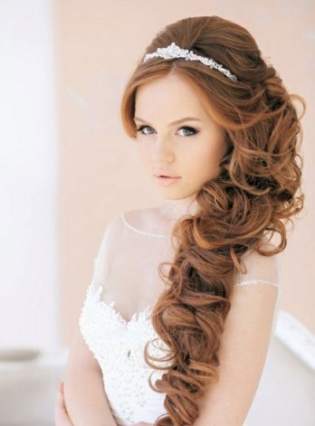 Cheveux long coiffure mariage