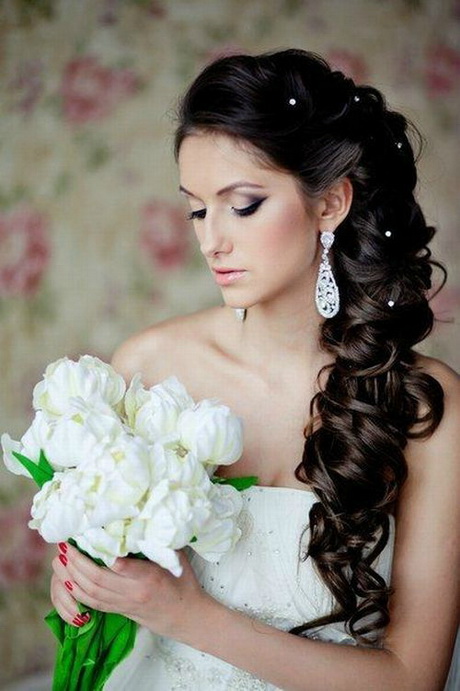 Cheveux long mariage