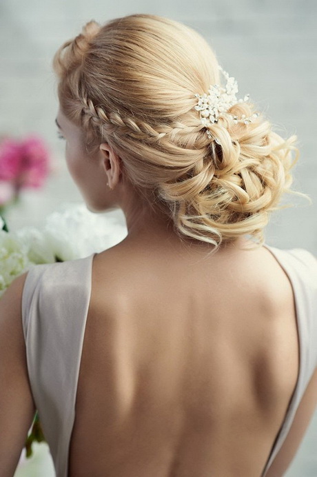 Chignons tressés mariage