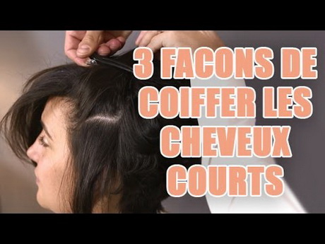 Coiffer ses cheveux courts