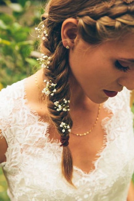 Coiffure de mariage tresse