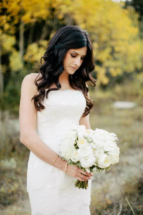 Coiffure de mariée cheveux lachés