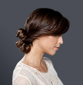 Coiffure femme soirée mariage