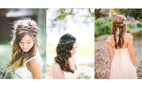 Coiffure mariée fleurs naturelles