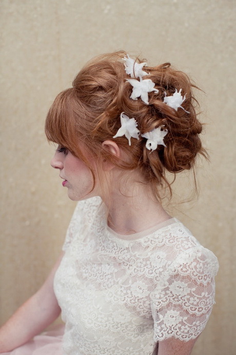 Fleur coiffure mariage