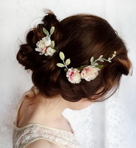 Photo chignon mariée