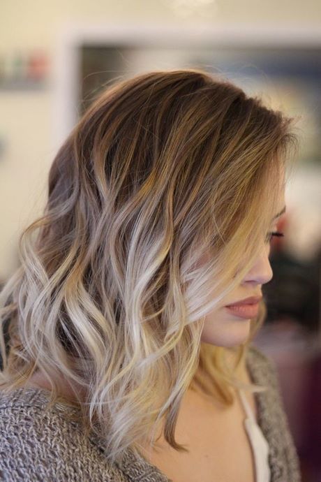 Balayage coupe carré