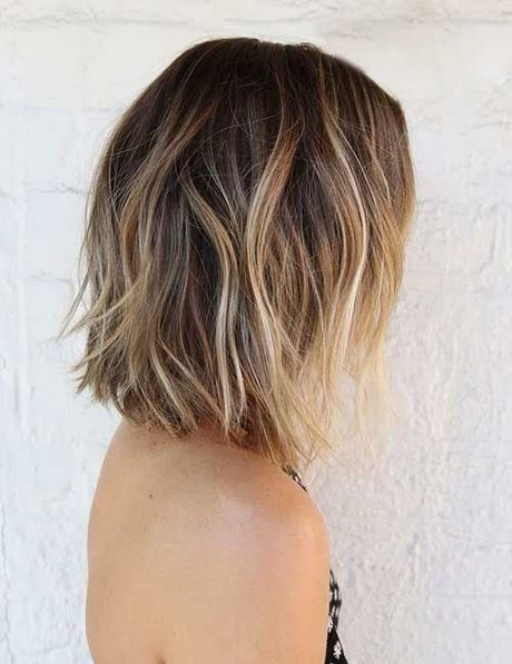 Balayage coupe carré