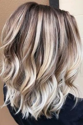 Balayage miel cheveux mi long