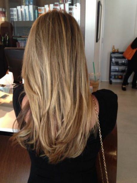 Cheveux long meche blonde