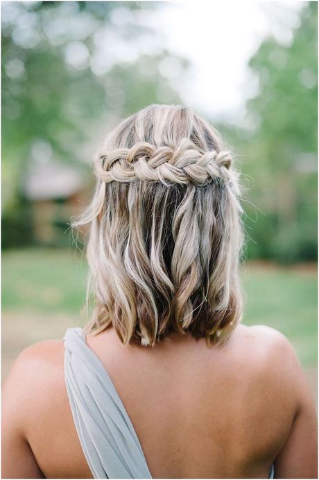 Coiffure headband cheveux mi long mariage