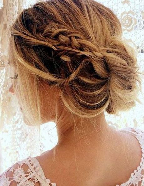 Coiffure mariage champetre cheveux long