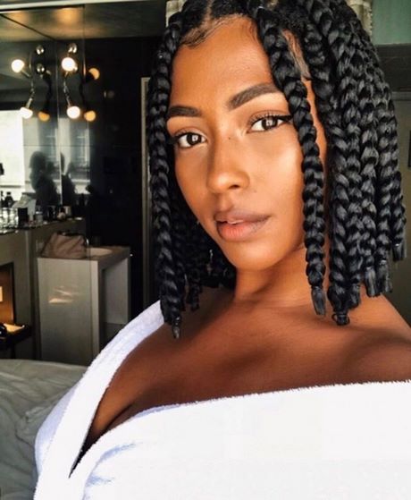 Coupe carre tresse africaine