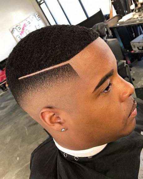 Coupe cheveux garcon noir