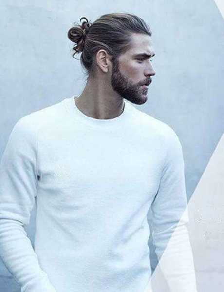 Coupe de cheveux homme long attaché dessus court coté