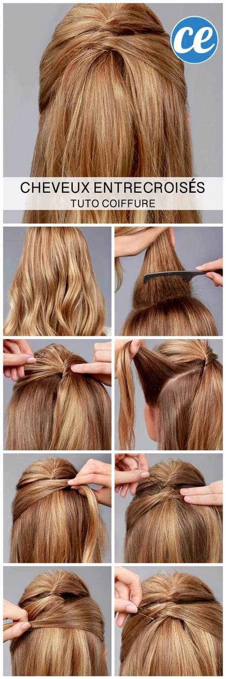 Tuto coiffure cheveux long facile