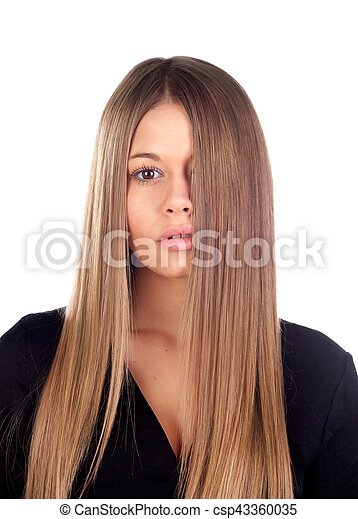 Cheveux long femme blond