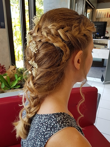 Chignon soiree mariage