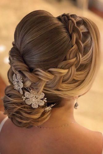 Chignon soiree mariage