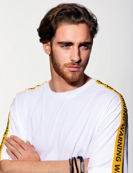 Coiffure homme dégradé mi long
