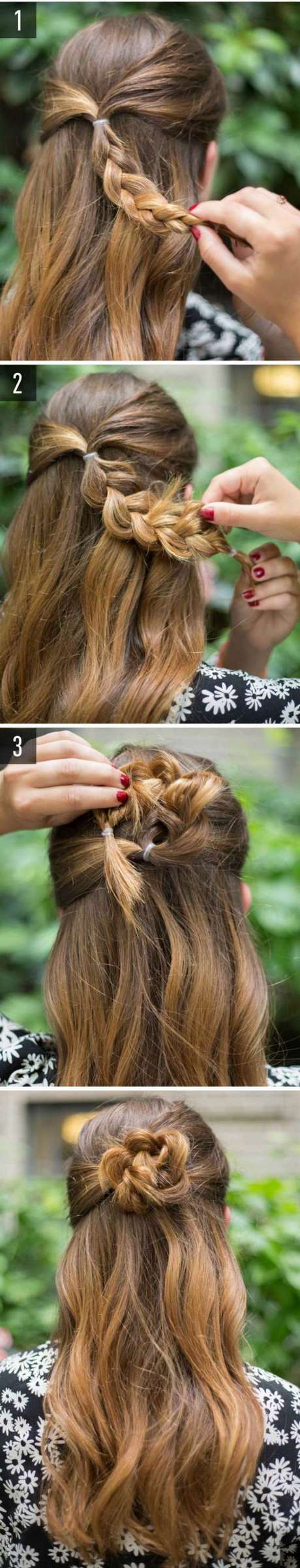 Coiffure mariage simple a faire soi meme