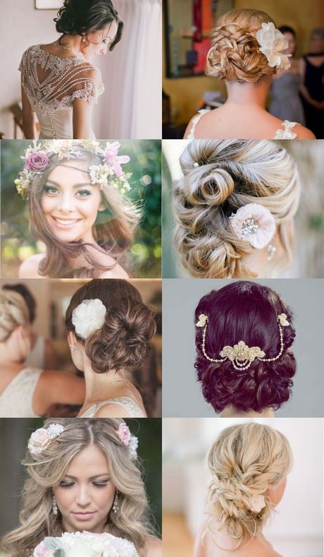 Coiffure mariage visage long