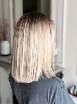 Coupe blonde cheveux long